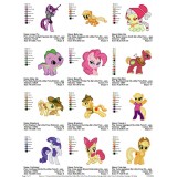 Collection My Little Pony Embroidery Designs 03